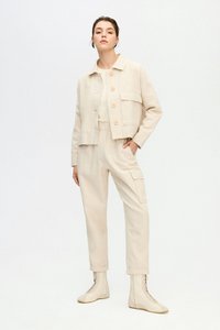 Herringbone Cargo Pants (3360) 100% cotton