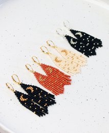 Orecchini • Tiny Moon, nero, oro