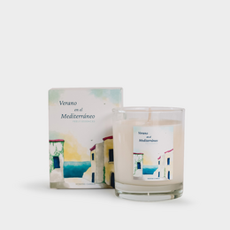 Jeg er duftlys. Sommer i Mediterranean Collection. Figen og citron duft.
