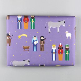 Papier cadeau Histoire de Noël Joseph