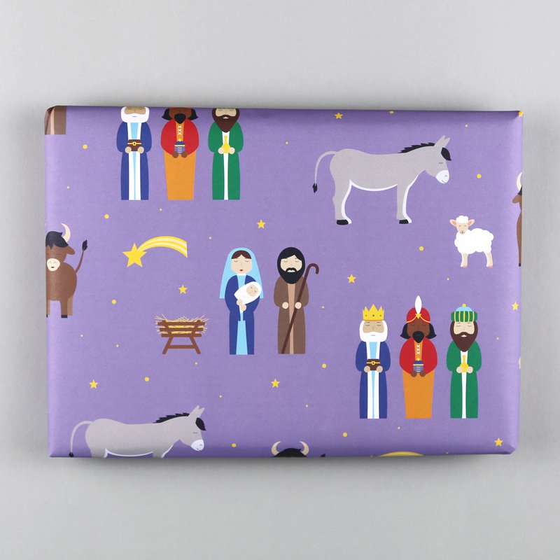 Papel de regalo Cuento de Navidad José