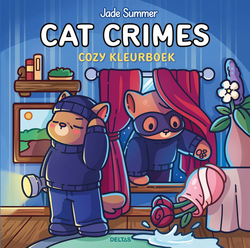 Cat Crimes - Acogedor libro para colorear Jade Summer