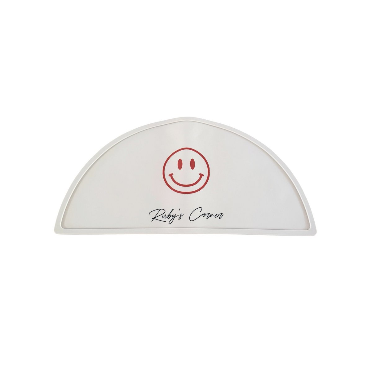 Tischset aus Silikon – Beige – Smiley