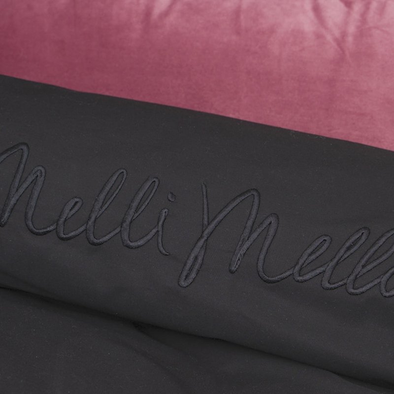 Melli Mello Back to Black Dekbedovertrek | Luxe Percal Katoen | Tijdloos Zwart