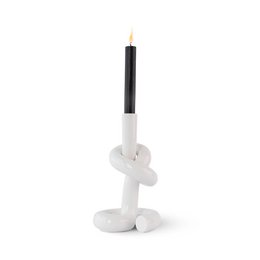 KNOTTED CANDLEHOLDER