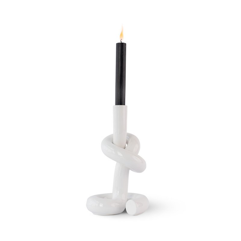 KNOTTED CANDLEHOLDER
