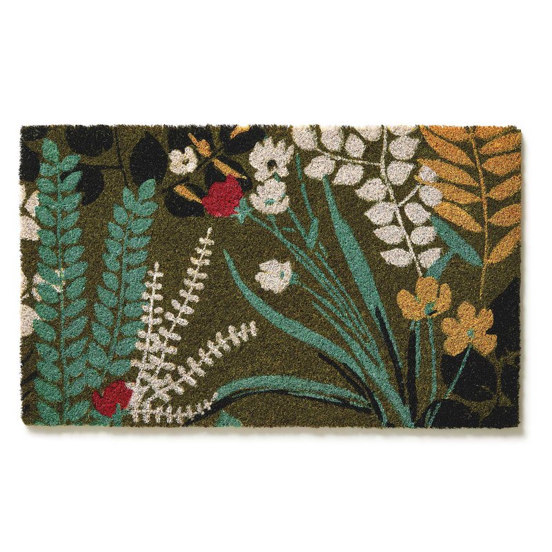 Victoria and Albert Museum Bold Floral Coir Doormat