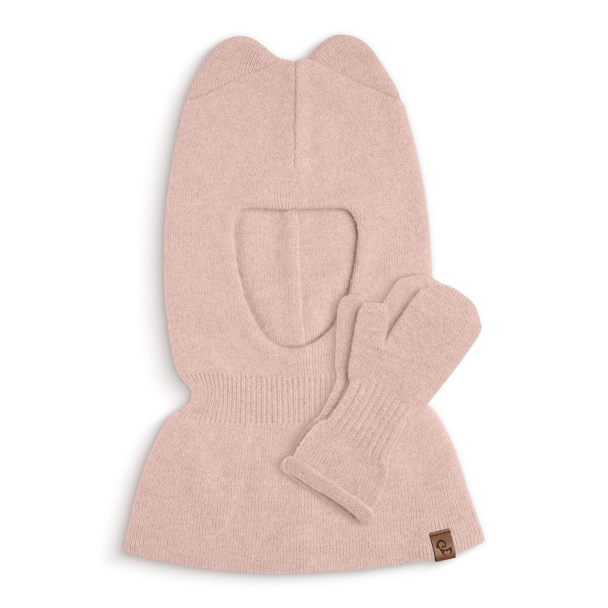 Kids Knitted Balaclava & Mitten's 2-Piece Set