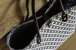 PRAGA Basket, shopping bag pi beach bag en materiales reciclados