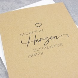 Rouwkaart “Sporen in het hart”