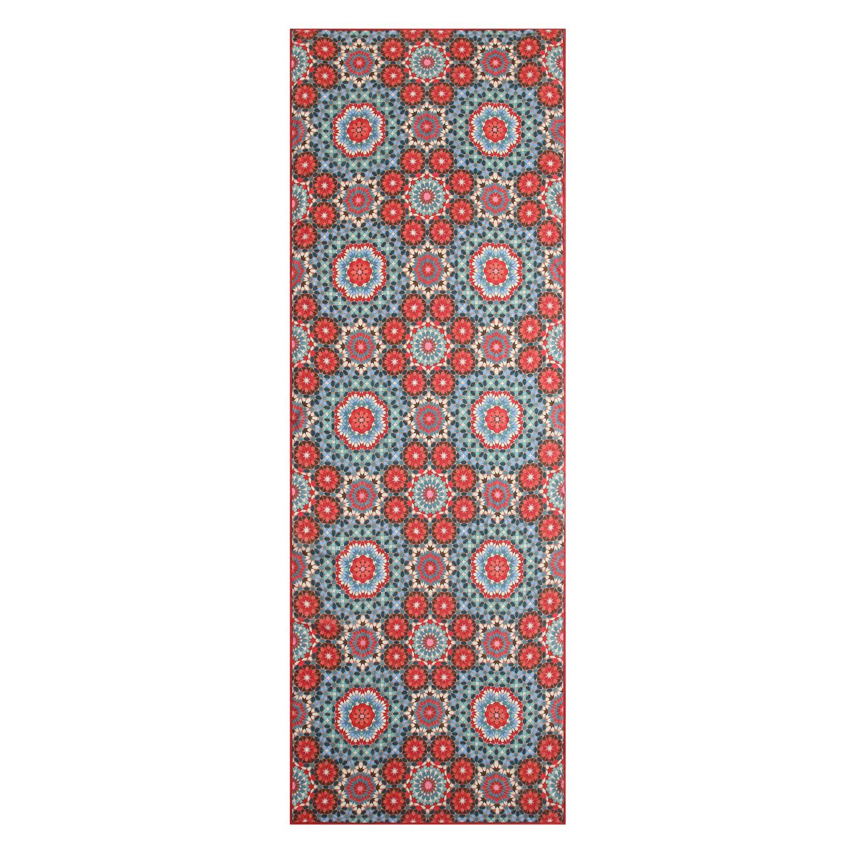 Multicolor Scarf Inspired by Alhambra Tiles