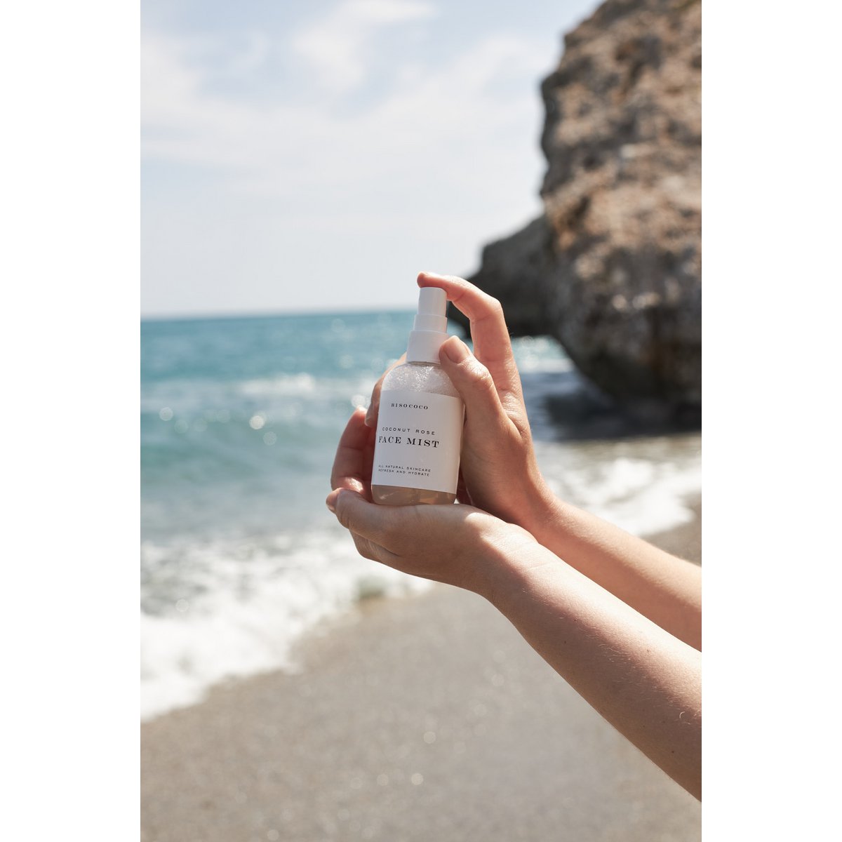 Brume Visage Rose Noix de Coco