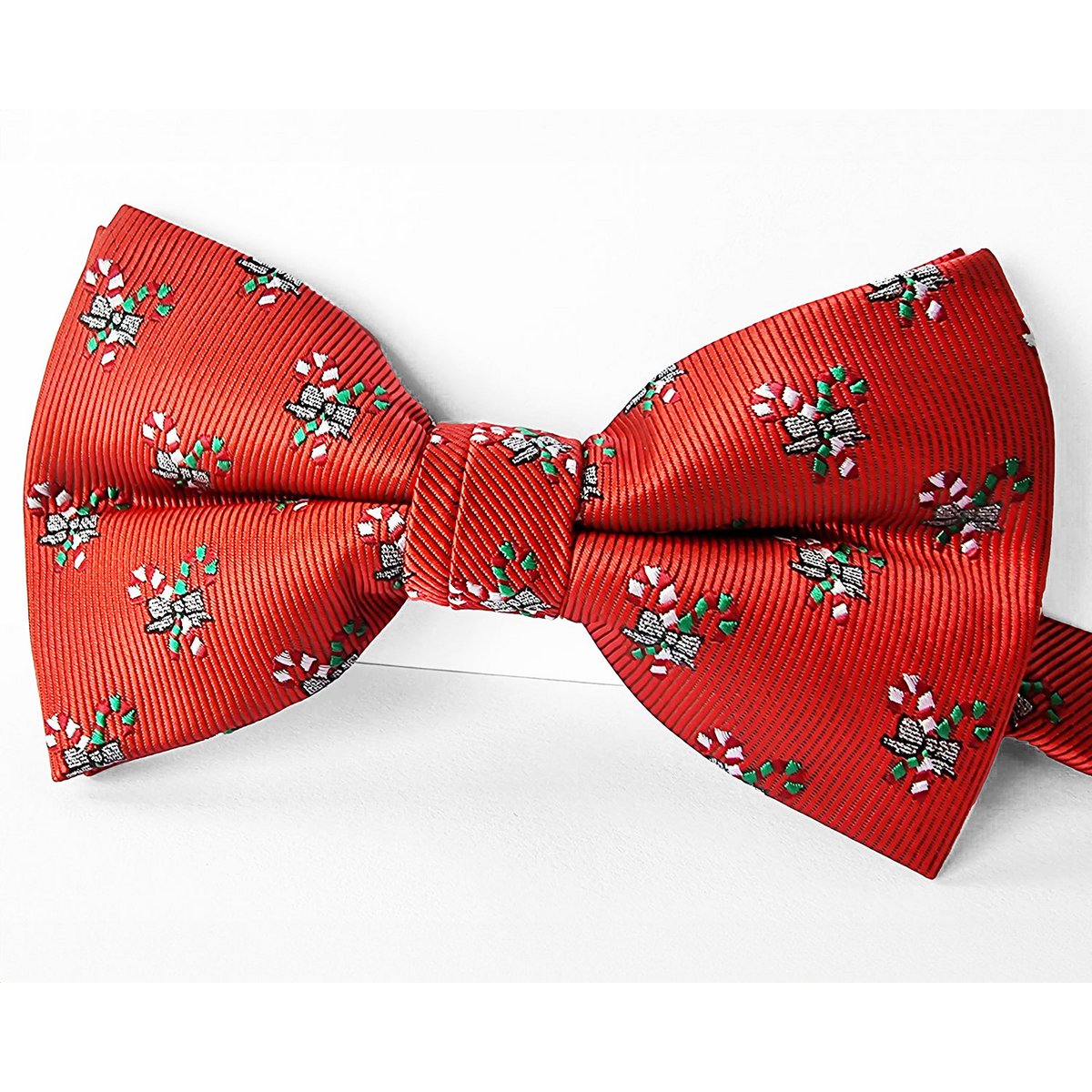 Bowtie - Rød med bolsjer