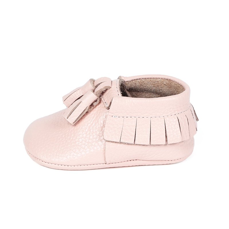 Babyschuhe Mokassins aus weichem Leder