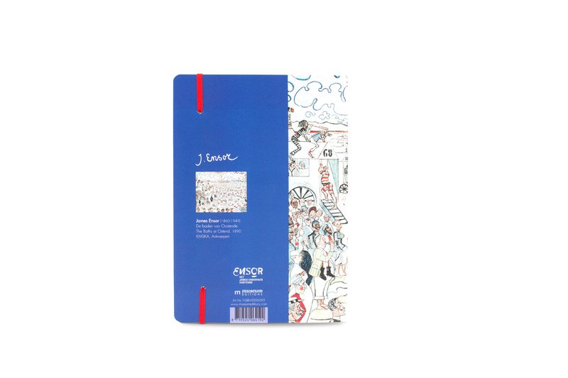 Softcover-Buch A5, James Ensor, Die Bäder in Ostende