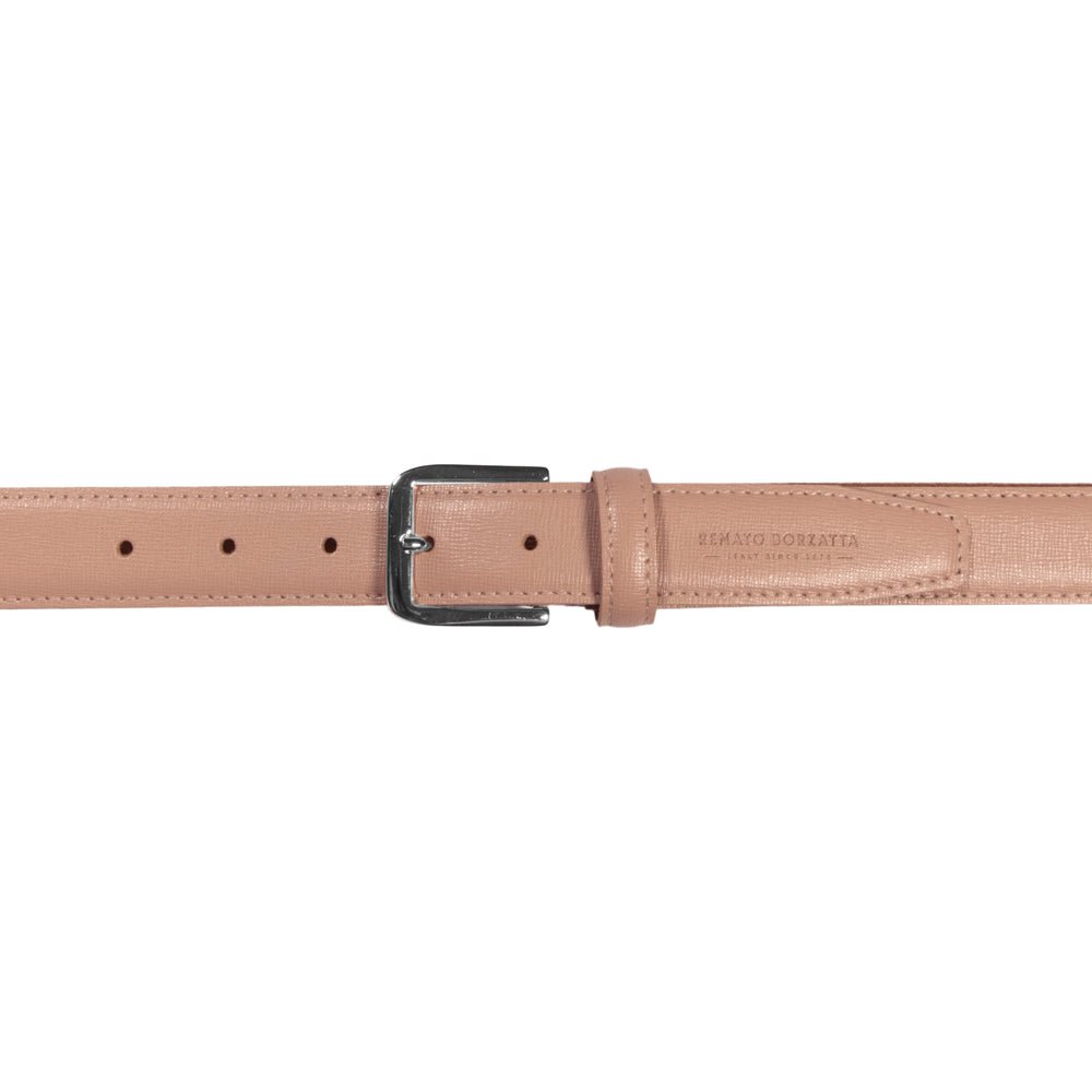 RB4017AU | In Italien hergestellter Damengürtel aus echtem Saffiano-Leder. Pulverfarbe
