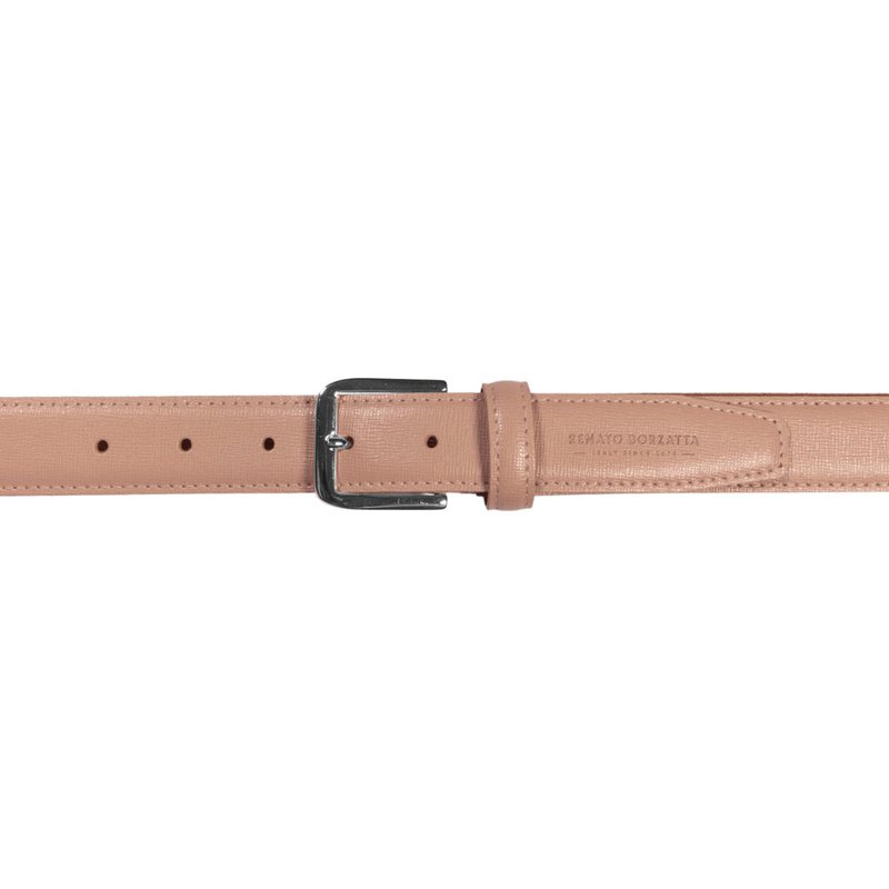 RB4017AU | In Italien hergestellter Damengürtel aus echtem Saffiano-Leder. Pulverfarbe