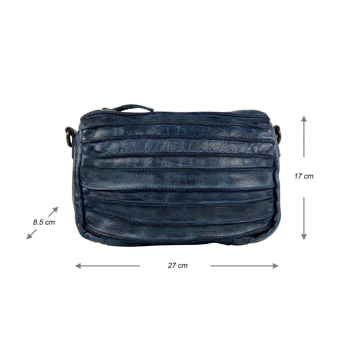 Bolso Bandolera De Mujer En Piel Lavada En 4 Colores