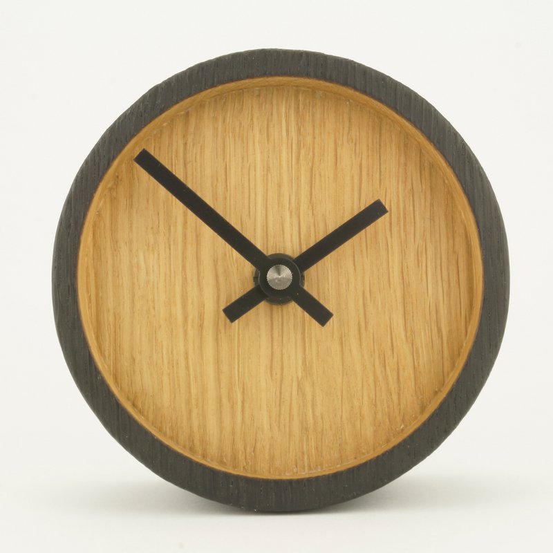 Table Clock Cylinder Carbo