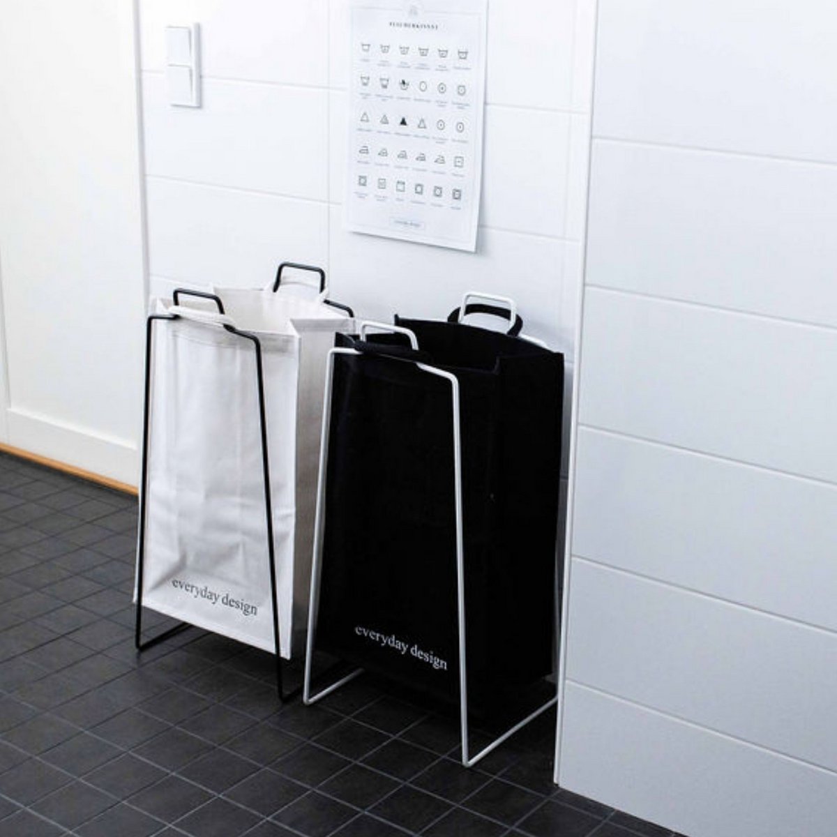 TURKU XL -recyclinghouder wit