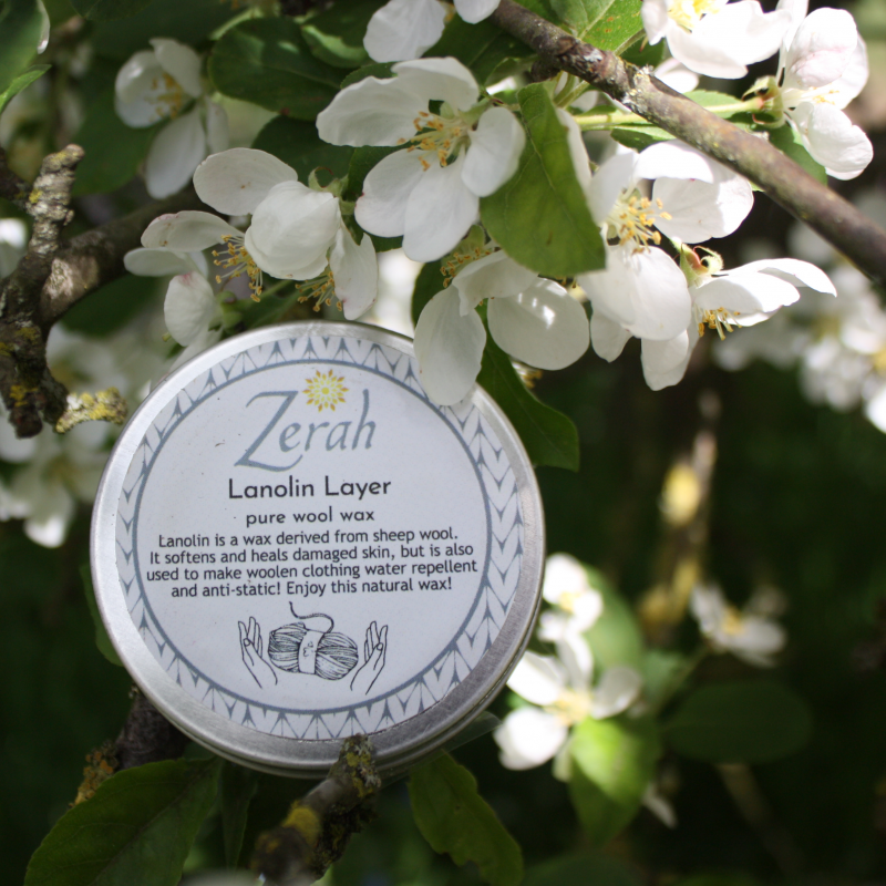 Lanolin Layer in Round Tin 50gr