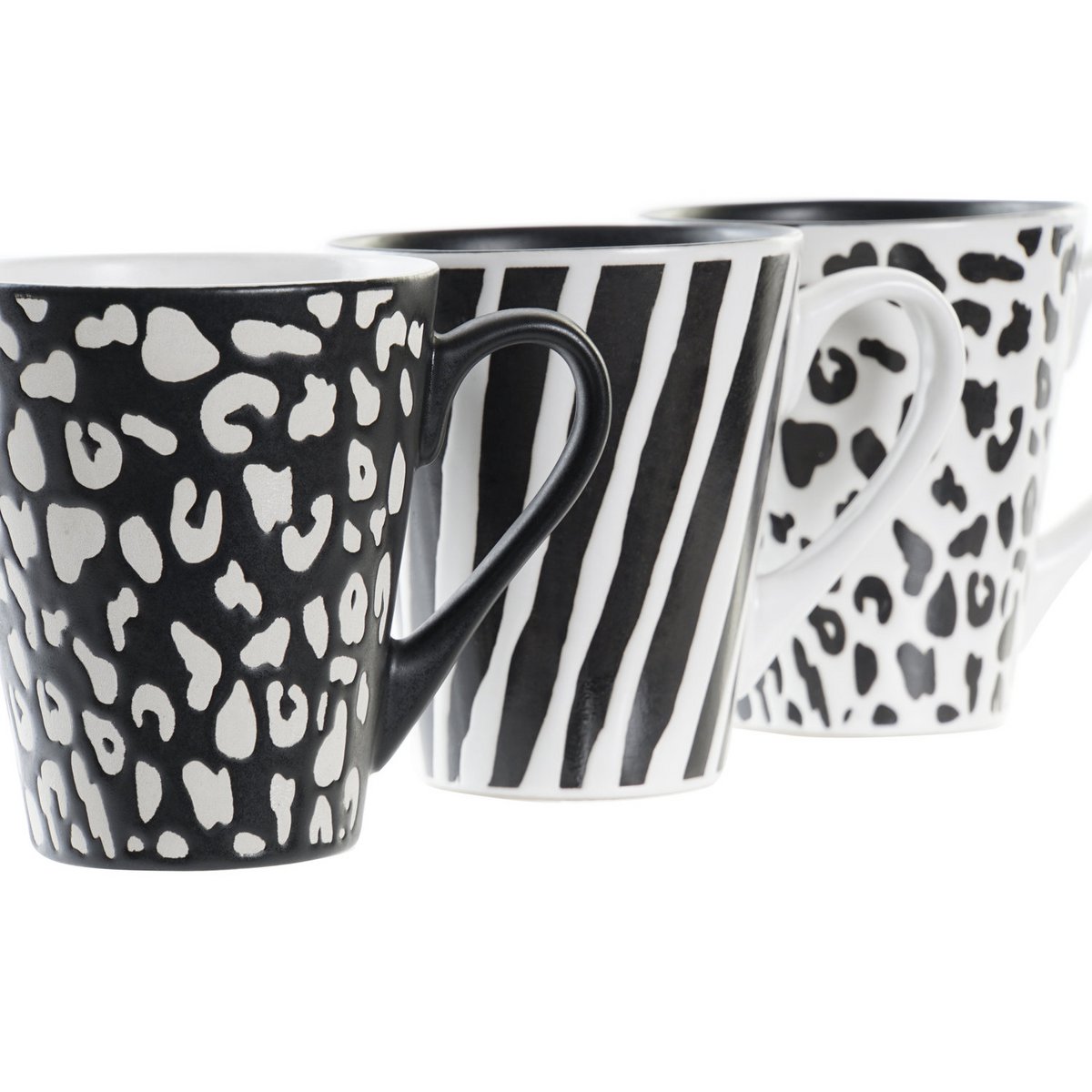 MUG GRES 11,7X11,7X10 360ML, SALVAJE 3 SURT. PC194176