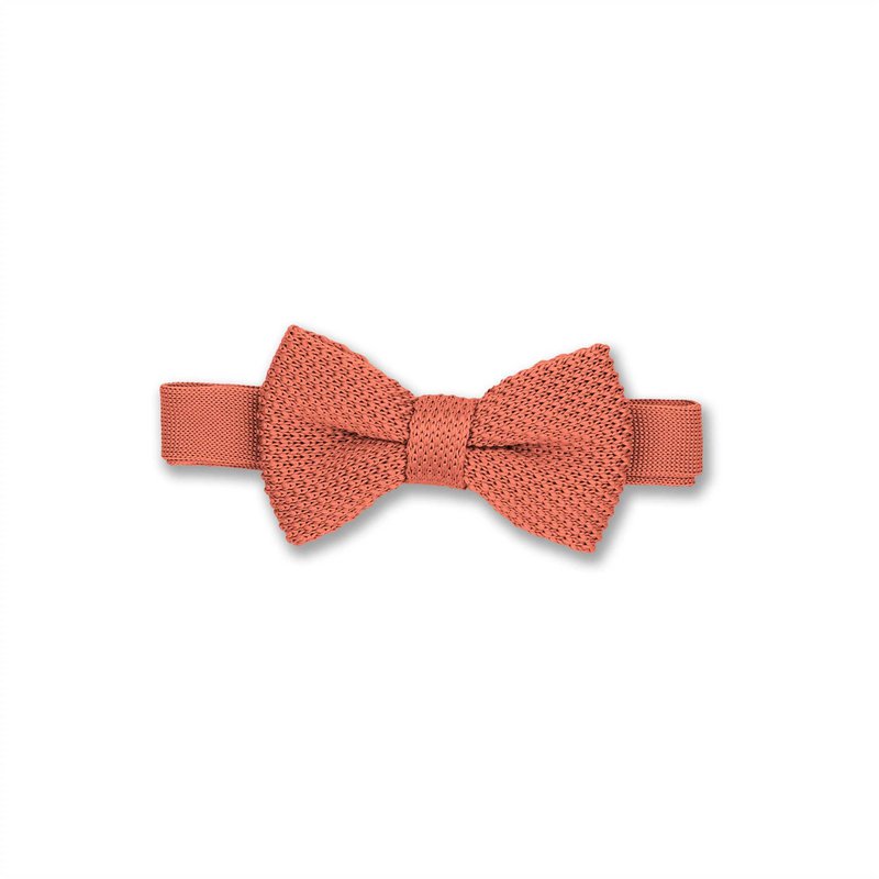 Rustik orange strikket butterfly til børn