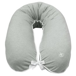 Cuscino per allattamento grigio
