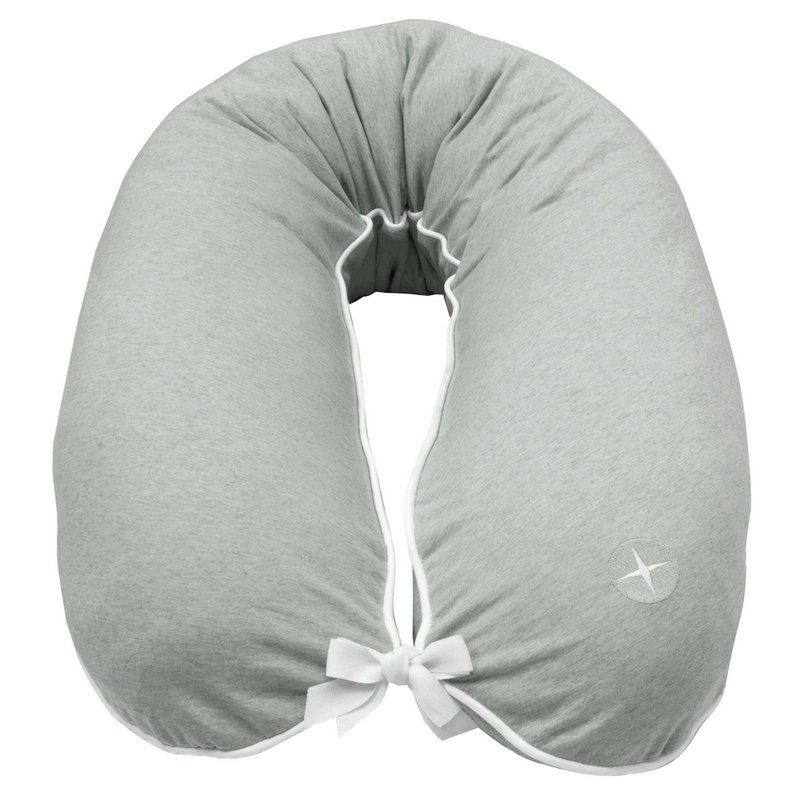 Cuscino per allattamento grigio