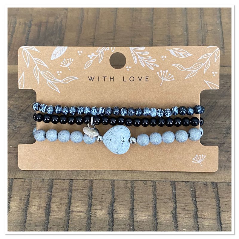Bracciale incastonato Cuore