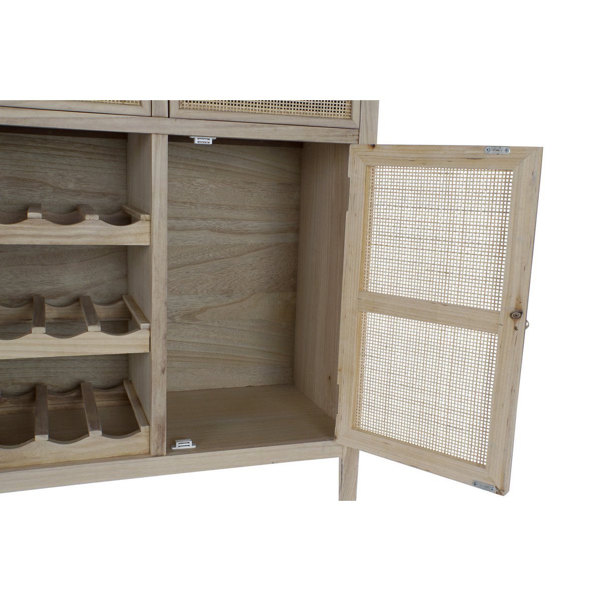 BOTELLERO PAULOWNIA RATAN 79,5X38X90 NATURAL MB176662