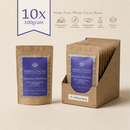 Blue Lotus & Ceremonial Cacao | Blissful Intuition (10 pieces)