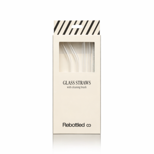 Glasstrohhalme im 4er-Pack