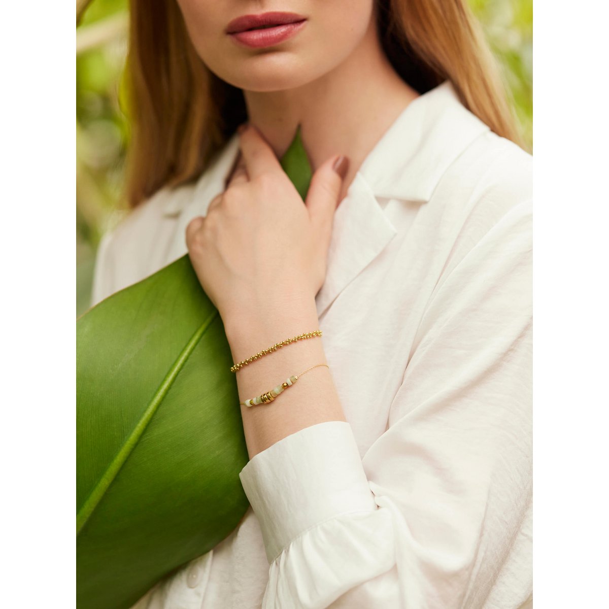 Anna bracelet, wide chain
