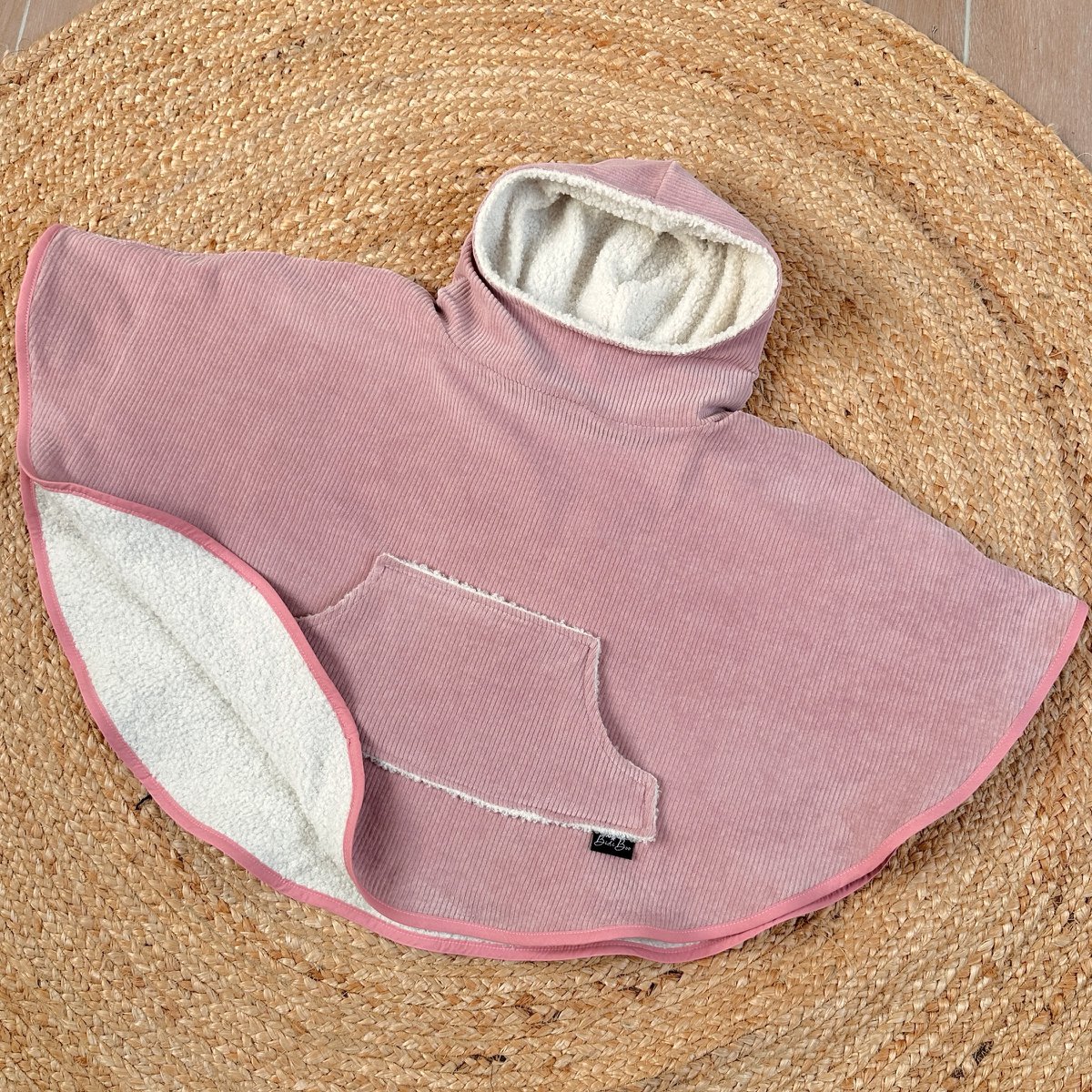 Poncho Rib rose