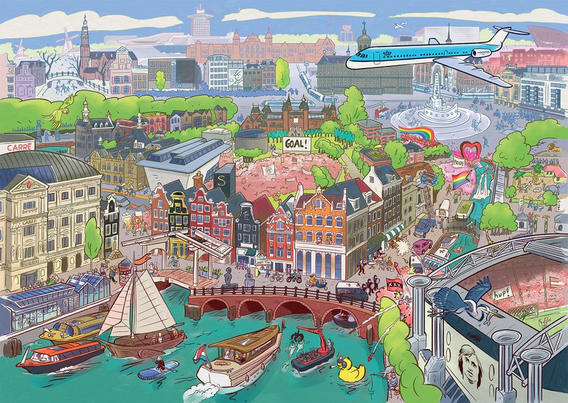 rompecabezas de ámsterdam