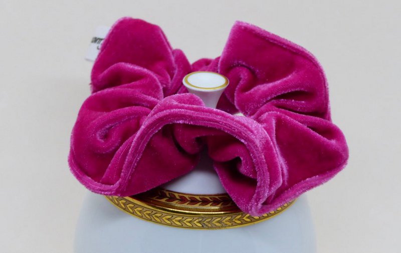 Raspberry Scrunchie