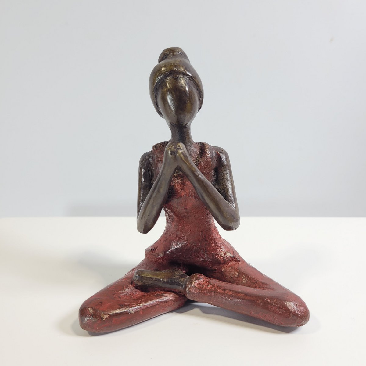 Bronze skulptur yoga "Danielle" | af Hamidou | forskellige farver og størrelser