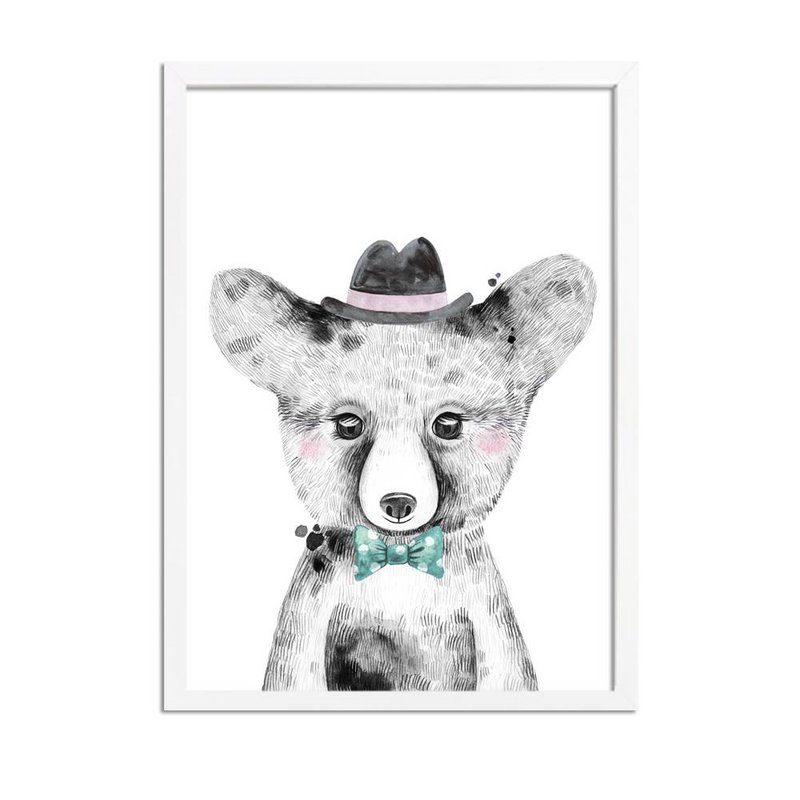 Cappello poster vivaio orso