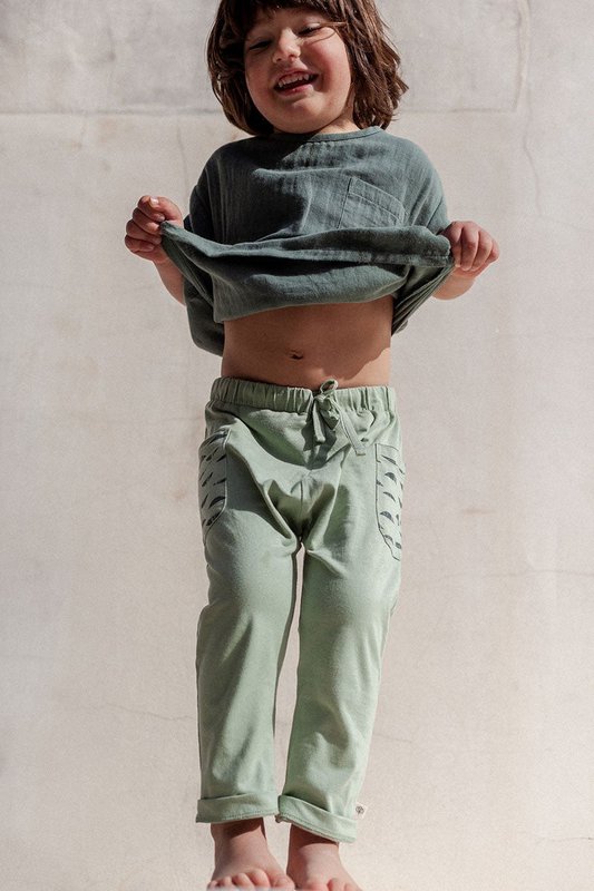 Edel grüne Hose