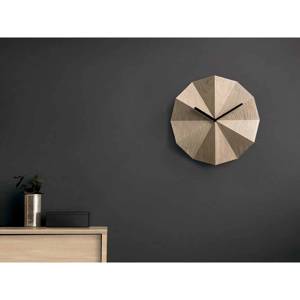 Horloge Delta en Bois de Chêne