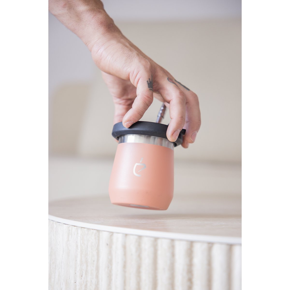 Yerba Mate SET TORMOLID DUALFOW PRO - Sakura Pink | UN MATE®