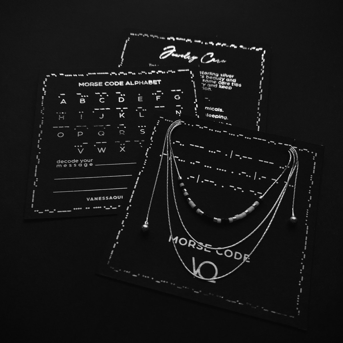 MORSE CODE CUSTOM MESSAGE