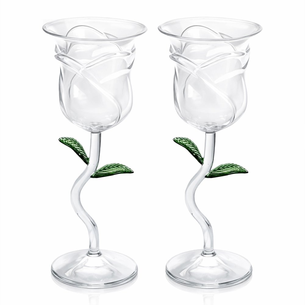 Rose Wine Glass