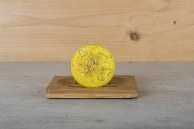 Jabonera de bambú para dos Champú en Barra o Jabón