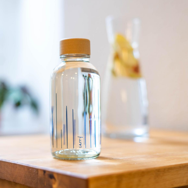 RISE UP 0.4L glass bottle