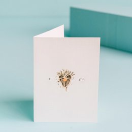 Ti amo biglietto di auguri