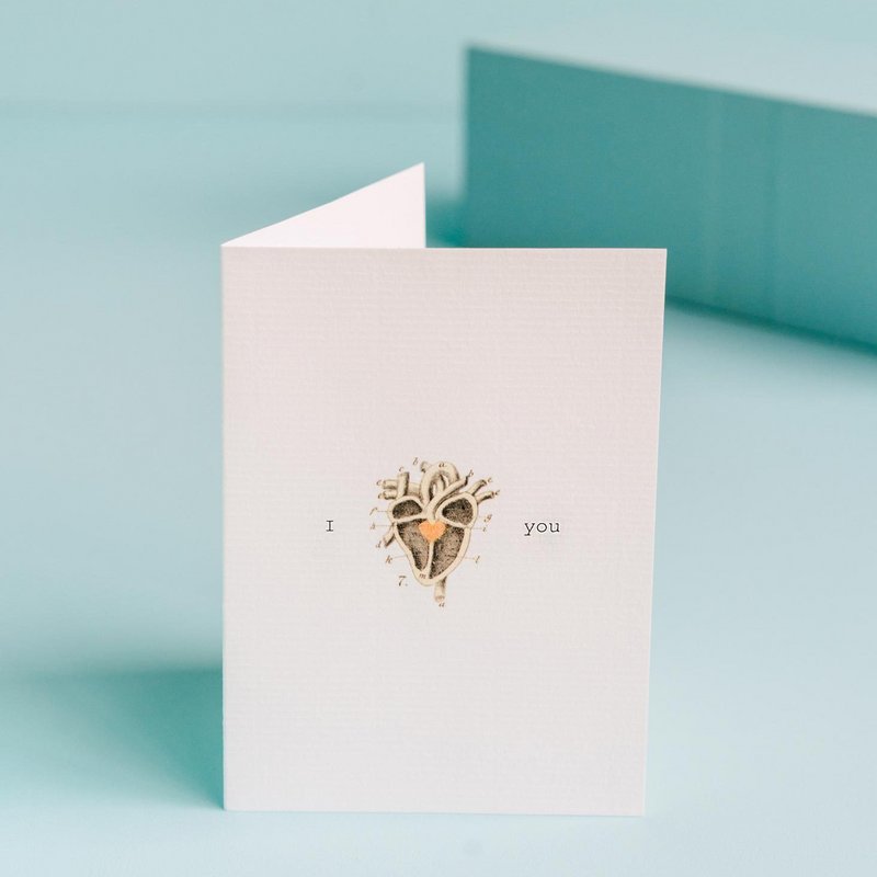 I Heart You Greeting Card