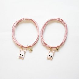 Haarelastiekjes - Bunny bands Roze