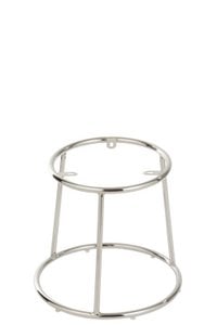 J -Line Frame Stool Lage - Metall - Silber